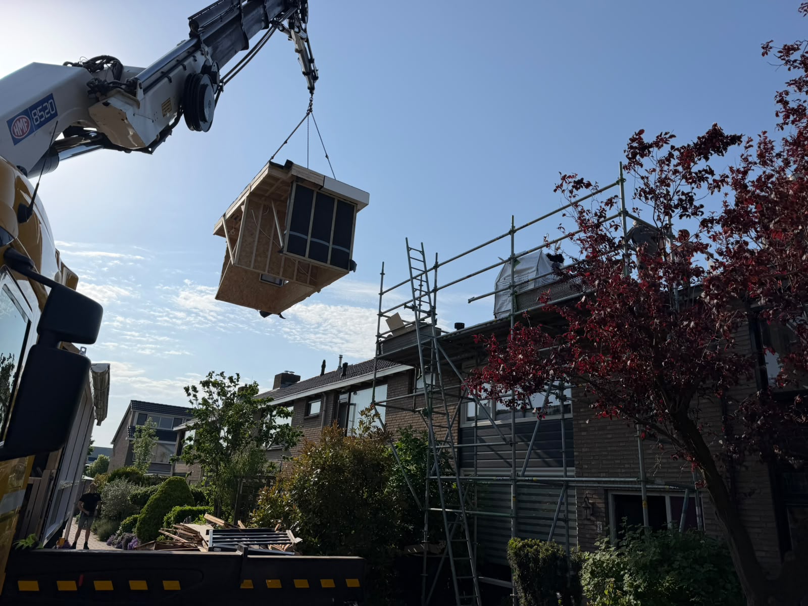 Bouwproject in uitvoering